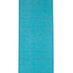 Load image into Gallery viewer, Solid turquoise backing of 4 inch Plaid Bright Deluxe wired ribbon
