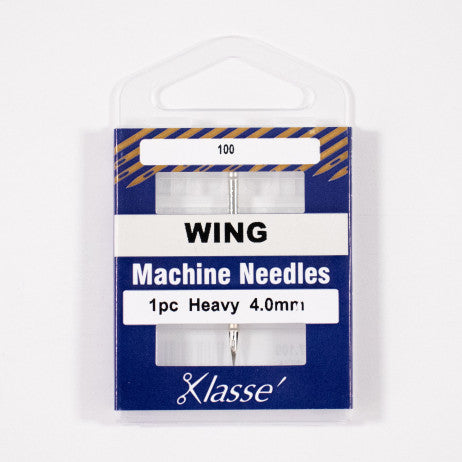 KLASSÉ® - Wing / Hemstitch Sewing Machine Needle — 1 Pack — Size 4mm