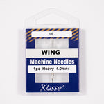 Load image into Gallery viewer, KLASSÉ® - Wing / Hemstitch Sewing Machine Needle — 1 Pack — Size 4mm
