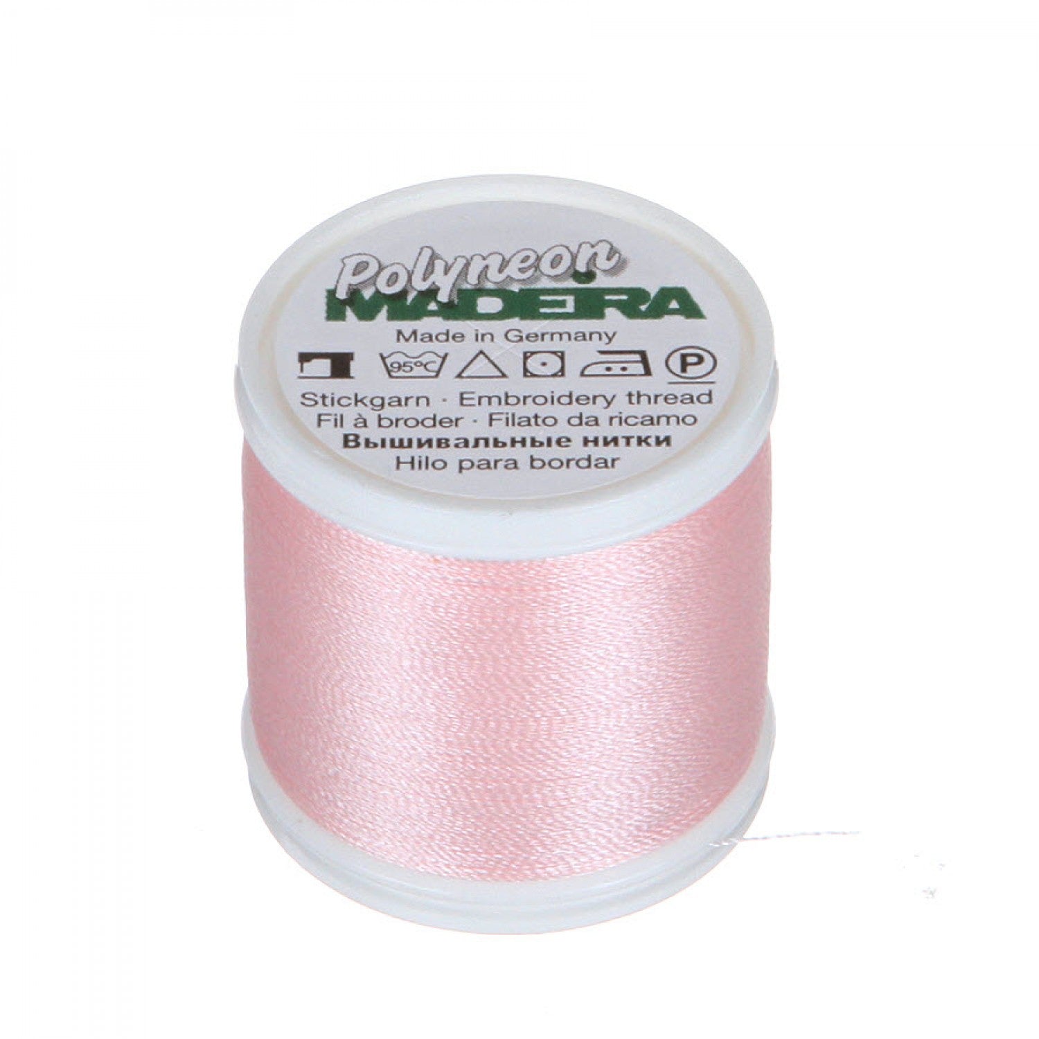 Peach Blush Color -- Ref. 1713 -- Polyneon Machine Embroidery Thread - (#40 Weight), Various Sizes by MADEIRA®