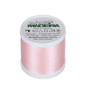 Peach Blush Color -- Ref. 1713 -- Polyneon Machine Embroidery Thread - (#40 Weight), Various Sizes by MADEIRA®