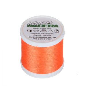 Melon Burst Color -- Ref. # 1952 -- Polyneon Machine Embroidery Thread -- (#40 Weight), Various Sizes by MADEIRA®