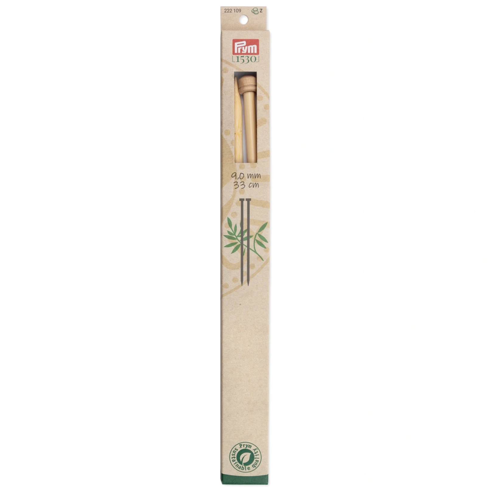 13" --- Single Point --- Bamboo Knitting Needles, Various Sizes by Prym®