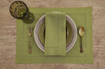 Load image into Gallery viewer, Hemstitched Table Linens (Avocado Color)
