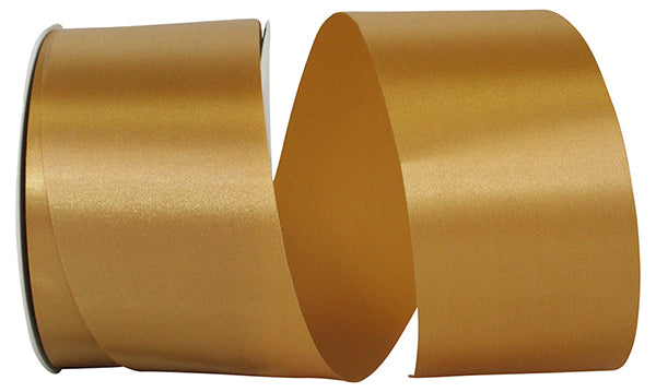 Florist Basics -- Acetate / Satin Supreme Cooler Ribbon -- Antique Gold Color --- Various Sizes