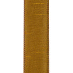 Load image into Gallery viewer, Florist Basics -- Dupioni Supreme Wired Edge Ribbon -- Antique Gold Color - Various Sizes
