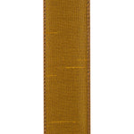Load image into Gallery viewer, Florist Basics -- Dupioni Supreme Wired Edge Ribbon -- Antique Gold Color - Various Sizes
