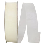Load image into Gallery viewer, Chiffon Mono Sheer Ribbon -- Antique White Color --- Various Sizes
