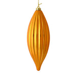 Load image into Gallery viewer, 8" -- Matte &amp; Shiny - Drilled Line Finial Christmas Ornaments — Various Colors -- 4 Pack by Vickerman®
