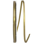 Load image into Gallery viewer, Double Face Satin Ribbon -- Antique Gold Color --- Various Sizes
