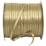 Load image into Gallery viewer, Double Face Satin Ribbon -- Antique Gold Color --- Various Sizes
