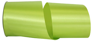 Florist Basics -- Acetate / Satin Supreme Cooler Ribbon -- Apple Green Color --- Various Sizes
