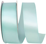 Load image into Gallery viewer, Double Face Satin Ribbon -- Aqua Color --- Various Sizes
