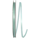 Load image into Gallery viewer, Double Face Satin Ribbon -- Aqua Color --- Various Sizes
