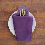 Load image into Gallery viewer, Hemstitched Table Linens (Purple Color)
