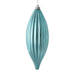 Load image into Gallery viewer, 8" -- Matte &amp; Shiny - Drilled Line Finial Christmas Ornaments — Various Colors -- 4 Pack by Vickerman®
