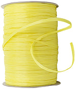 Load image into Gallery viewer, Premium - Matte Finish Raffia Ribbon --- 1/4in x 100 yards --- Banana Color
