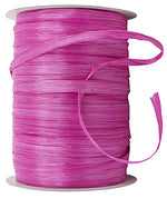 Load image into Gallery viewer, Premium - Matte Finish Raffia Ribbon --- 1/4in x 100 yards --- Beauty Color
