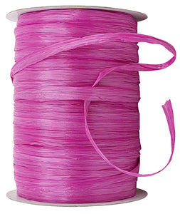 Premium - Matte Finish Raffia Ribbon --- 1/4in x 100 yards --- Beauty Color