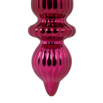 Load image into Gallery viewer, 14&quot; -- Berry Red Shiny-- Finial Drop Ornament (Pack of 2) by Vickerman®
