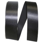 Load image into Gallery viewer, Florist Basics -- Acetate / Satin Supreme Cooler Ribbon -- Black Color --- Various Sizes
