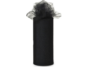 Premium Tulle Rolls - Various Sizes -- Black Color
