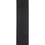 Load image into Gallery viewer, Back view of the Florist Basics Black Dupioni wired ribbon illustrating the smooth polyester backing and durable stitched wired edge.
