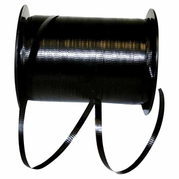 Curling Ribbon --- 3/16 in x 500 yards --- Black Color