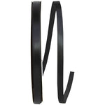 Load image into Gallery viewer, Double Face Satin Ribbon -- Black Color --- Various Sizes
