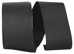 Load image into Gallery viewer, Grosgrain Texture Ribbon -- Black Color --- Various Sizes
