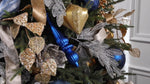 Load image into Gallery viewer, 14&quot; -- Blue Matte -- Finial Drop Ornament (Pack of 2) by Vickerman®
