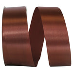 Load image into Gallery viewer, Florist Basics -- Acetate / Satin Supreme Cooler Ribbon -- Brown Color --- Various Sizes
