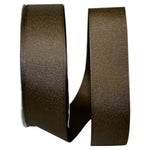 Load image into Gallery viewer, Grosgrain Texture Ribbon -- Brown Color --- Various Sizes
