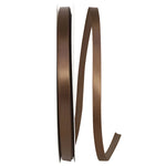 Load image into Gallery viewer, Double Face Satin Ribbon -- Brown Color --- Various Sizes
