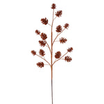 Load image into Gallery viewer, 24" -- Artificial Pinecone Glitter Spray — 6 per Bag — Various Colors -- by Vickerman®
