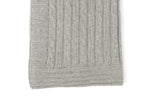 Load image into Gallery viewer, Cable Knit Baby Blanket -- 30 x 40 in - Grey Color
