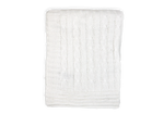 Load image into Gallery viewer, Cable Knit Baby Blanket -- 30 x 40 in - White Color
