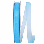Load image into Gallery viewer, Chiffon Mono Sheer Ribbon -- Caribe Color --- Various Sizes
