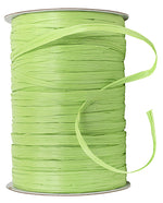 Load image into Gallery viewer, Premium - Matte Finish Raffia Ribbon --- 1/4in x 100 yards --- Celadon Color
