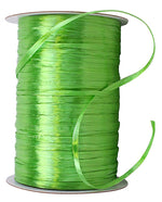 Load image into Gallery viewer, Premium - Pearl Finish Raffia Ribbon --- 1/4in x 100 yards --- Celadon Color
