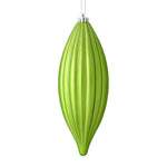 Load image into Gallery viewer, 8" -- Matte &amp; Shiny - Drilled Line Finial Christmas Ornaments — Various Colors -- 4 Pack by Vickerman®
