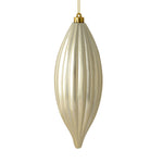 Load image into Gallery viewer, 8" -- Matte &amp; Shiny - Drilled Line Finial Christmas Ornaments — Various Colors -- 4 Pack by Vickerman®
