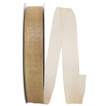 Load image into Gallery viewer, Chiffon Mono Sheer Ribbon -- Champagne Color --- Various Sizes
