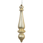 Load image into Gallery viewer, 14" -- Matte &amp; Shiny -- Finial Drop Ornaments --  Various Colors -- 2 Pack by Vickerman®

