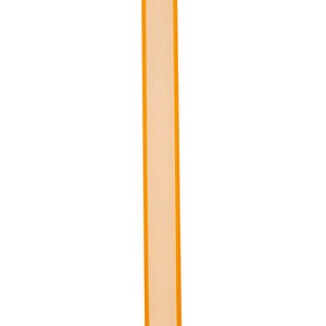 50 yards --- 5/8 inch -- Charlize Sheer Satin Wired Edge Ribbon (Torrid Orange Color)