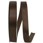 Load image into Gallery viewer, Double Face Satin Ribbon -- Chocolate Brown Color --- Various Sizes
