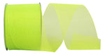 Load image into Gallery viewer, Chiffon Mono Sheer Ribbon -- Citrus Color --- Various Sizes
