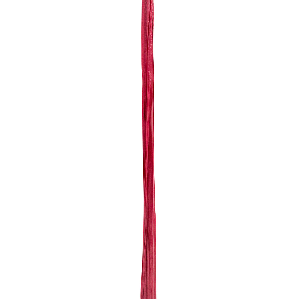 Premium - Matte Finish Raffia Ribbon --- 1/4in x 100 yards --- Claret Color