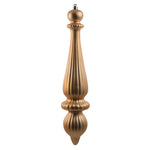 Load image into Gallery viewer, 14&quot; -- Copper / Gold Matte -- Finial Drop Ornament (Pack of 2) by Vickerman®
