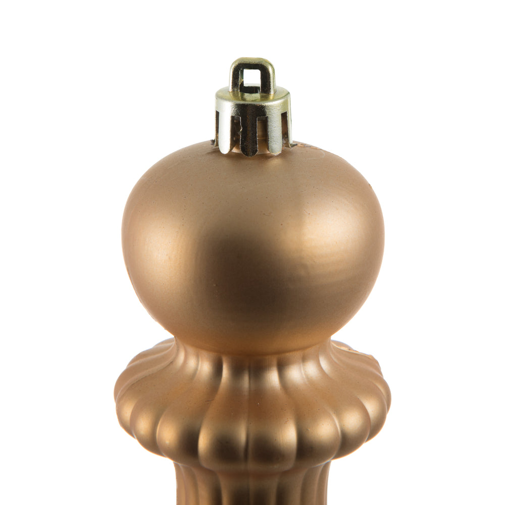 14" -- Copper / Gold Matte -- Finial Drop Ornament (Pack of 2) by Vickerman®